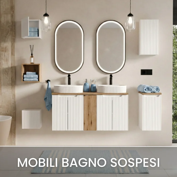 Menu Bagno 2 MOBILI BAGNO SOSPESI