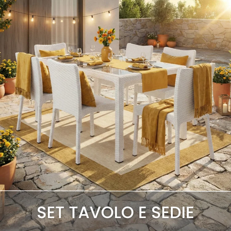 Menu Giardino 1 SET TAVOLO E SEDIE