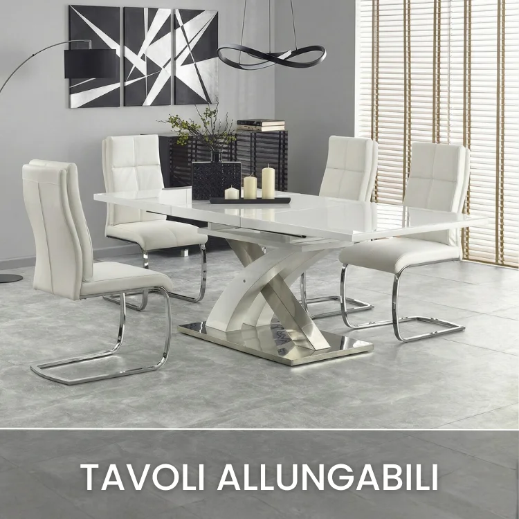 Menu Tavoli e Sedie 1 TAVOLI ALLUNGABILI