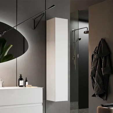 Colonna bagno 25x138h cm 1 anta bianco lucido Moon
