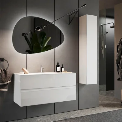 Colonna bagno 25x138h cm 1 anta bianco lucido Moon