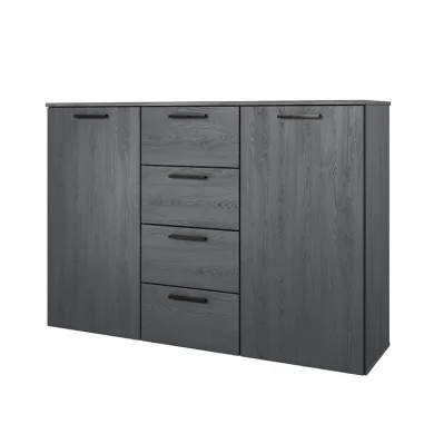 Comò 132x93h cm 2 ante 4 cassetti ossido Cortina Gihome®