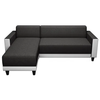 Divano angolare reversibile 3 posti 197cm bianco antracite Sullivan