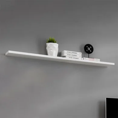 Mensola 120x2h cm soggiorno bianca Geo