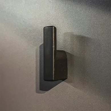 Mobile ingresso 90x203h cm moderno rovere antracite stampa a righe Arizona Gihome®
