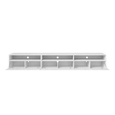 Mobile porta TV 270x42h cm moderno bianco Emotion Gihome®