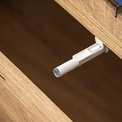 Parete attrezzata 210x162h cm soggiorno con led blu scuro rovere Feola