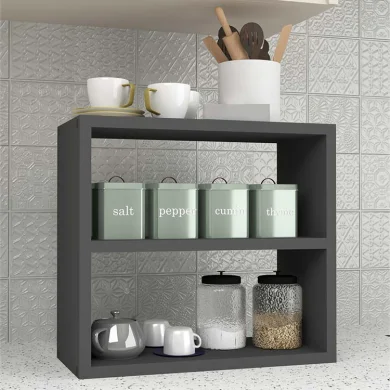 Scaffale da cucina 44x40h cm moderno antracite Grecia