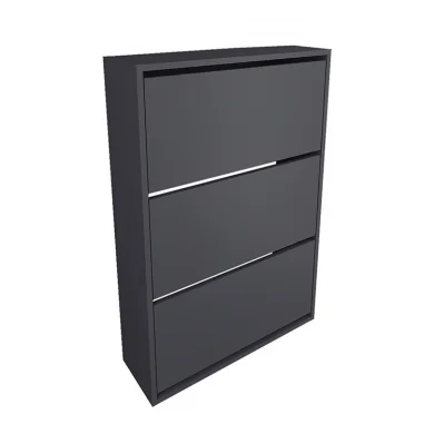 Scarpiera ingresso 74x110h cm moderna antracite Palmaria