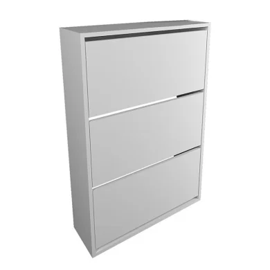 Scarpiera ingresso 74x110h cm moderna bianco Palmaria