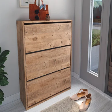 Scarpiera ingresso 74x110h cm moderna rovere Palmaria