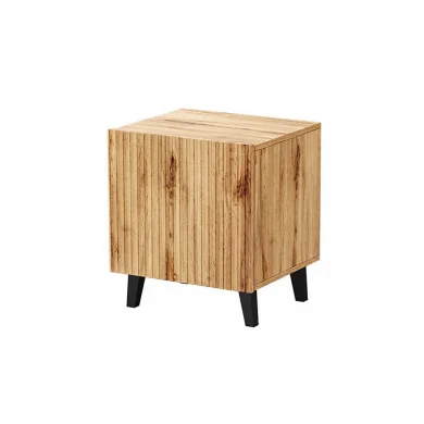 Set 2 comodini 45x52h cm moderni cannettato quercia Essence