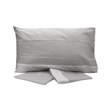 Set lenzuola matrimoniali in cotone grigio Freedom