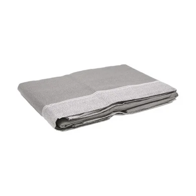 Set lenzuola matrimoniali in cotone grigio Freedom
