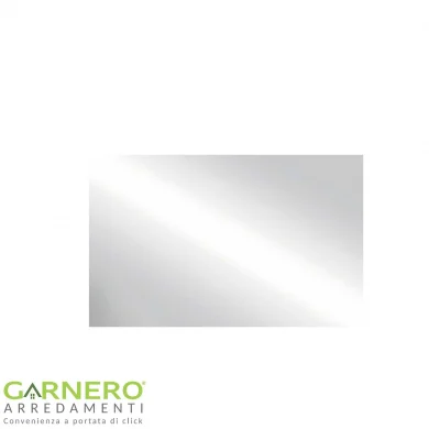 Specchio retroilluminato da parete bagno rettangolare 80x60cm vetro Piola