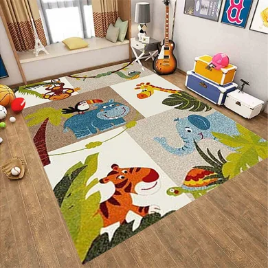 Tappeto bambino rettangolare 80x150cm animali Children