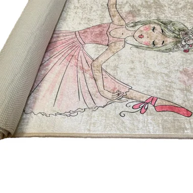 Tappeto rettangolare bambino 100x150cm fantasia Ballo