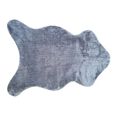 Tappeto sagomato in ecrù 70x100cm grigio Gabriel