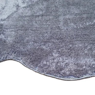 Tappeto sagomato in ecrù 70x100cm grigio Gabriel