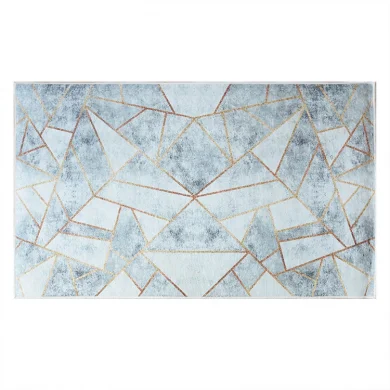 Tappeto salotto rettangolare 120x180cm bianco grigio Triangolo