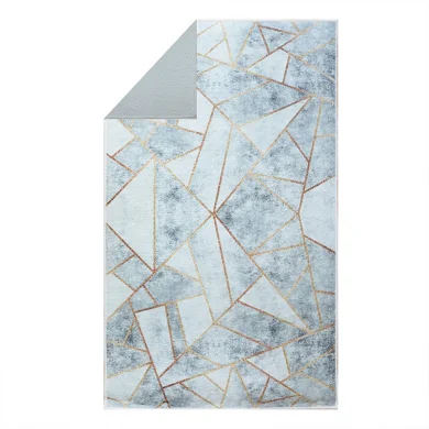 Tappeto salotto rettangolare 120x180cm bianco grigio Triangolo