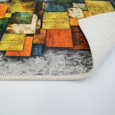 Tappeto salotto rettangolare 120x180cm colorato Cubico