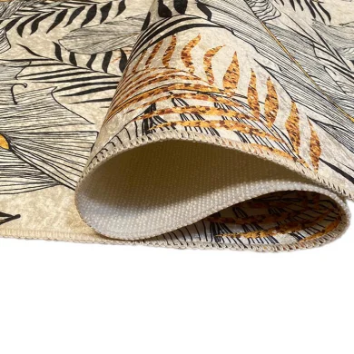 Tappeto salotto rettangolare 160x230cm giallo grigio Umbria