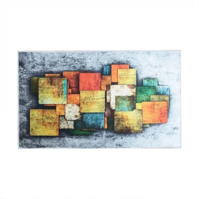 Tappeto salotto rettangolare 200x290cm colorato Cubico