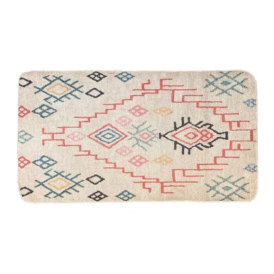 Tappeto soggiorno con greche rettangolare 160x230cm beige Raparo