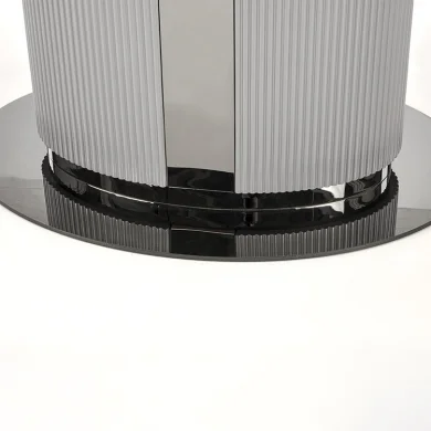Tavolo allungabile da pranzo 160/220cm bianco grigio chiaro Ignazio