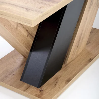 Tavolo allungabile moderno 160/200cm rovere nero Wolly