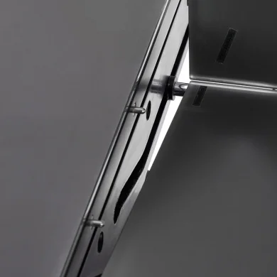 Tavolo allungabile moderno 180/220cm grigio scuro nero Borgia