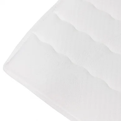 Topper matrimoniale oversize 180x200cm trapuntato imbottito con elastici bianco Corsica