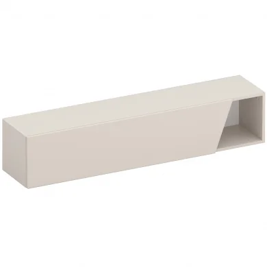 Pensile orizzontale 138x29h cm 1 anta tagliata soggiorno beige Sunset
