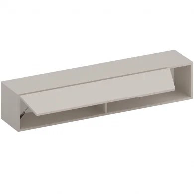 Pensile orizzontale 138x29h cm 1 anta tagliata soggiorno beige Sunset