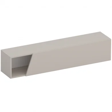 Pensile orizzontale 138x29h cm 1 anta tagliata soggiorno beige Sunset