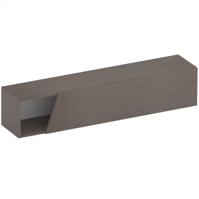 Pensile orizzontale 138x29h cm 1 anta tagliata soggiorno marrone scuro Sunset