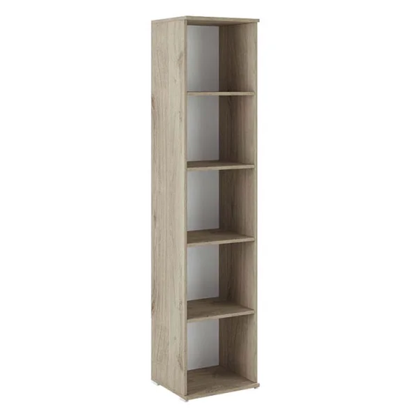Libreria 40x176h cm a colonna con ripiani rovere Time I