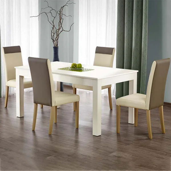 Tavolo allungabile moderno 160/298cm bianco Califa