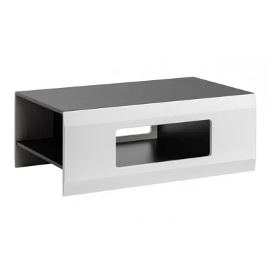 Tavolino da salotto 100x39cm grafite bianco opaco Sting Gihome®