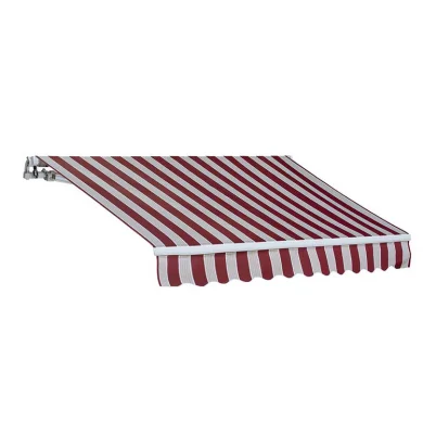 Tenda da sole a bracci unito 250x200cm righe rosse Orsus