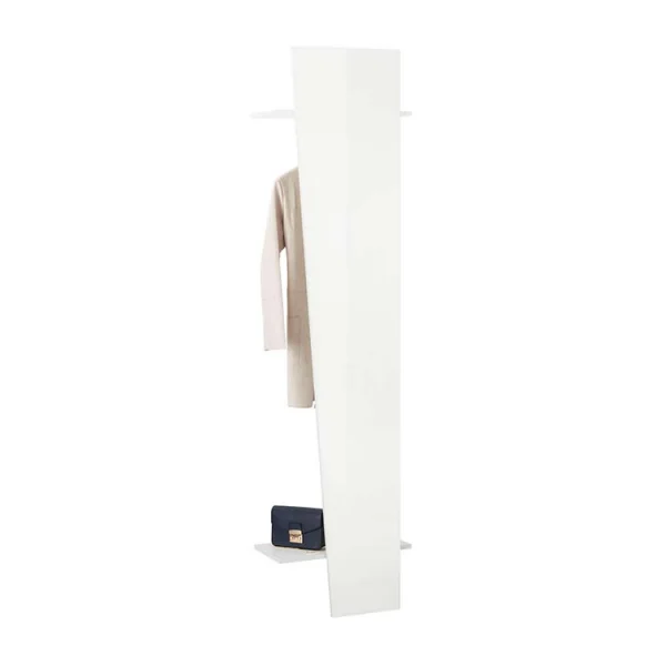 Mobile ingresso appendiabiti 50x200cm bianco lucido Candia Gihome®