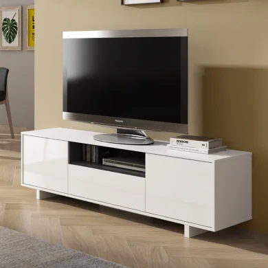 Mobile porta tv 150x47cm bianco lucido Serena Gihome®