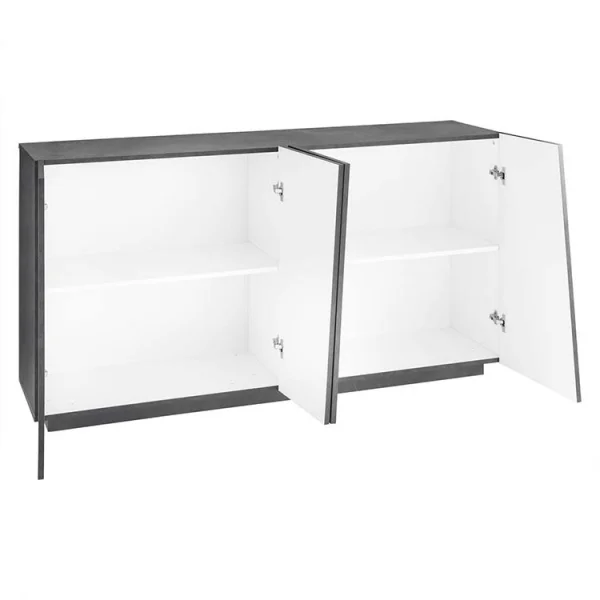 Credenza moderna 4 ante 159x86cm ossido Candia Gihome®