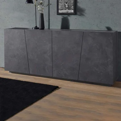 Credenza moderna 4 ante 200x86cm ossido Candia Gihome®