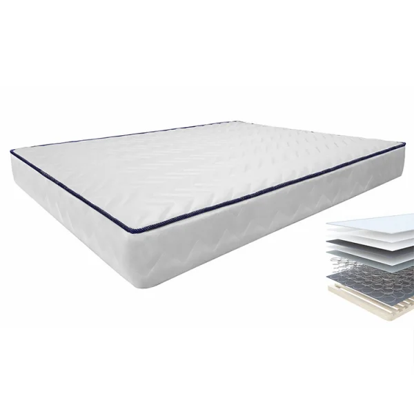 Set materasso matrimoniale con rete a doghe 160x200cm Elisir Gihome®