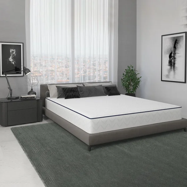 Set materasso matrimoniale con rete a doghe 160x200cm Elisir Gihome®