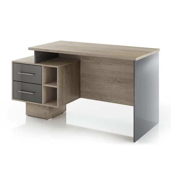 Arredo ufficio completo moderno rovere antracite lucido Time 17