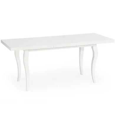 Tavolo da pranzo allungabile moderno 160/240cm bianco Lovoon