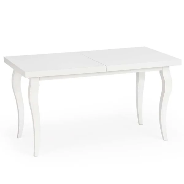 Tavolo da pranzo allungabile moderno 160/240cm bianco Lovoon